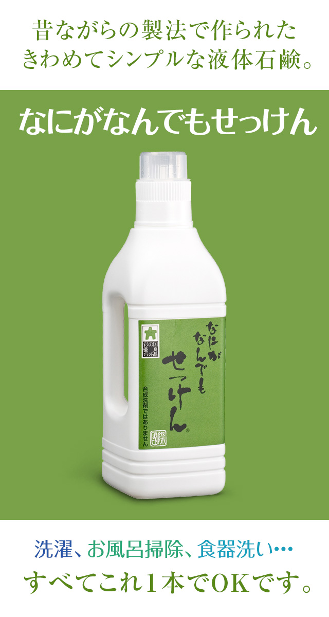 なにがなんでもせっけん