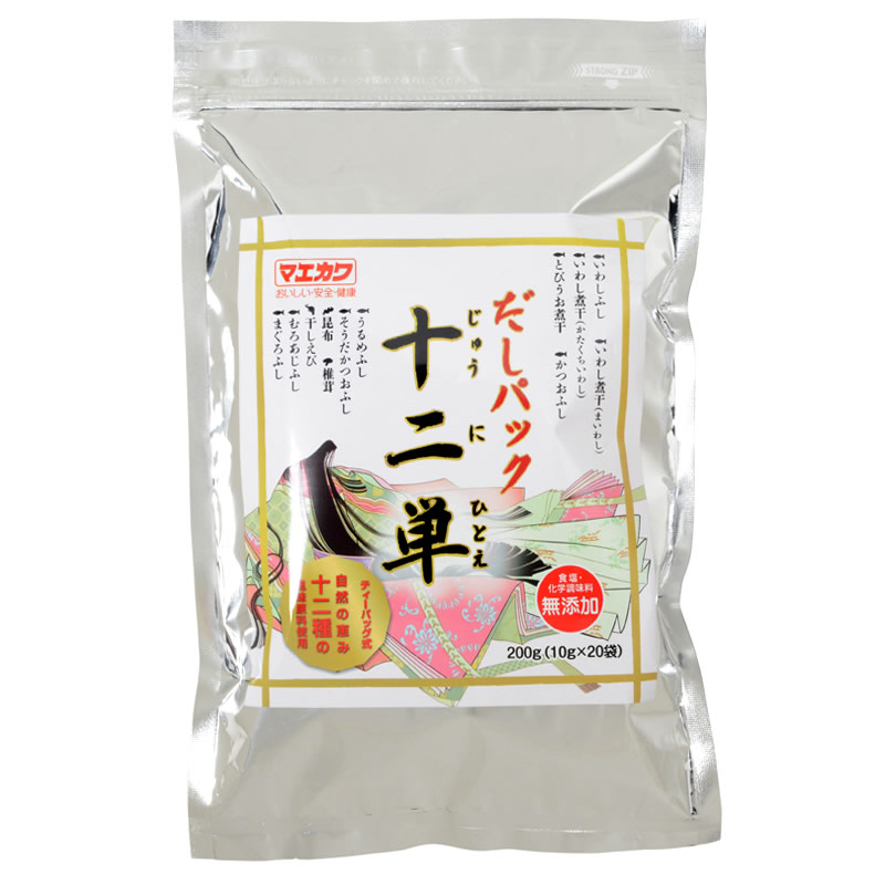 マエカワテイスト だしパック 十二単 (完全無添加)