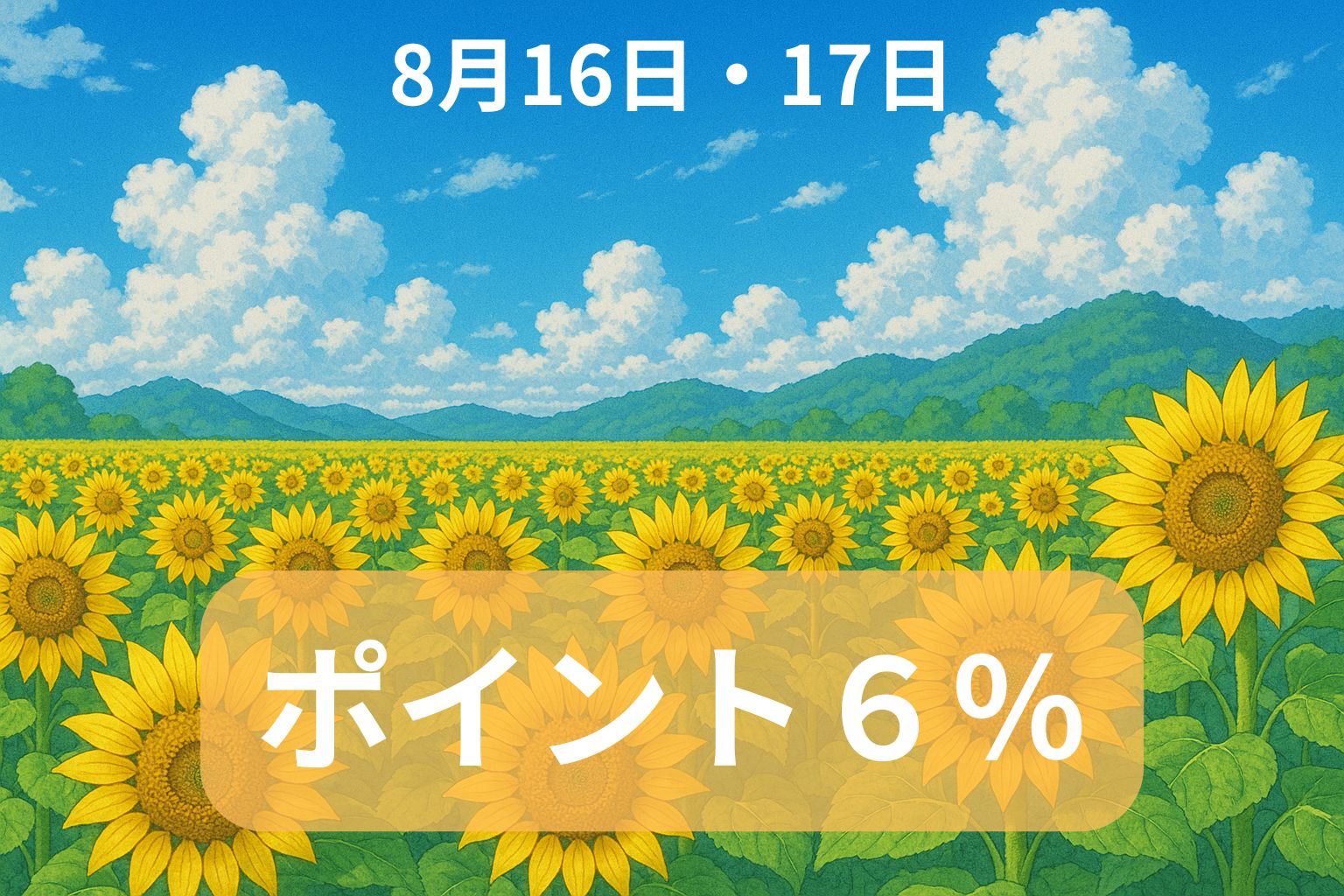 夏休みキャンペーン