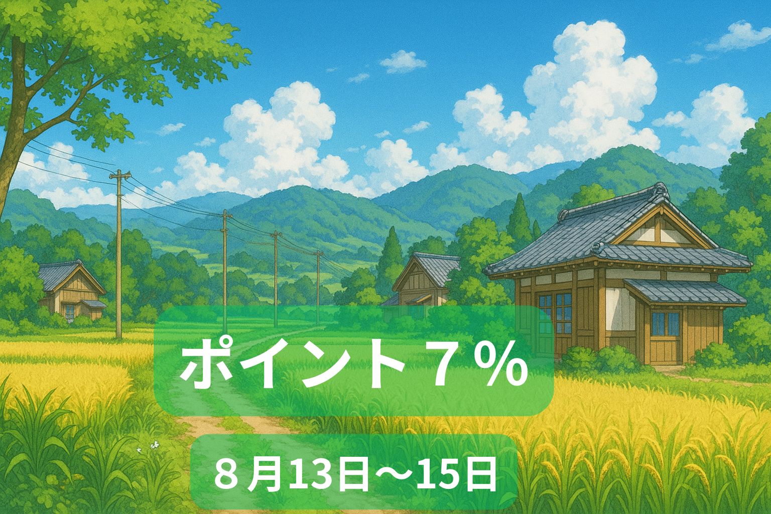 夏休みキャンペーン