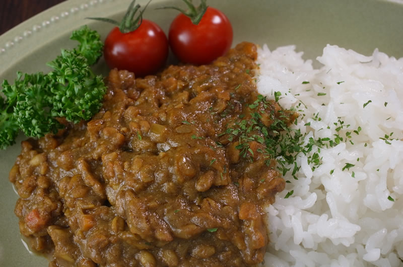 スーパー大麦キーマカレー