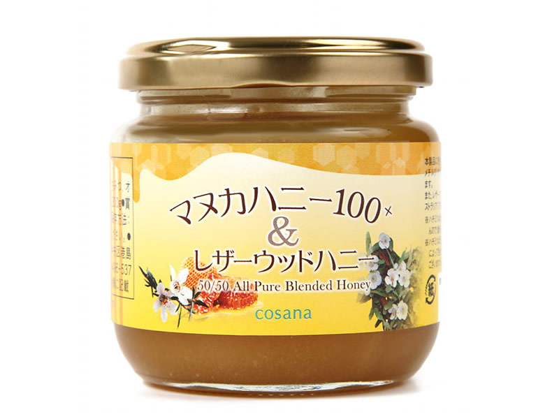 マヌカハニー100＋＆レザーウッドハニー 200g