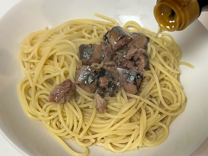 さんまパスタ