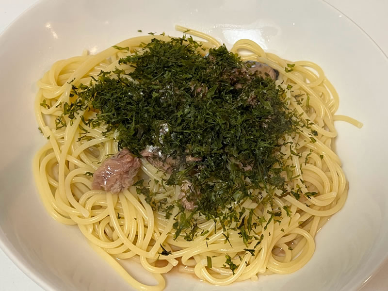 さんまパスタ