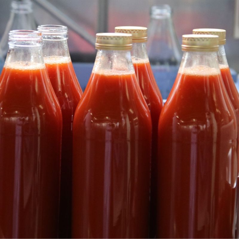 北海道当麻町産  有機トマトジュース無塩